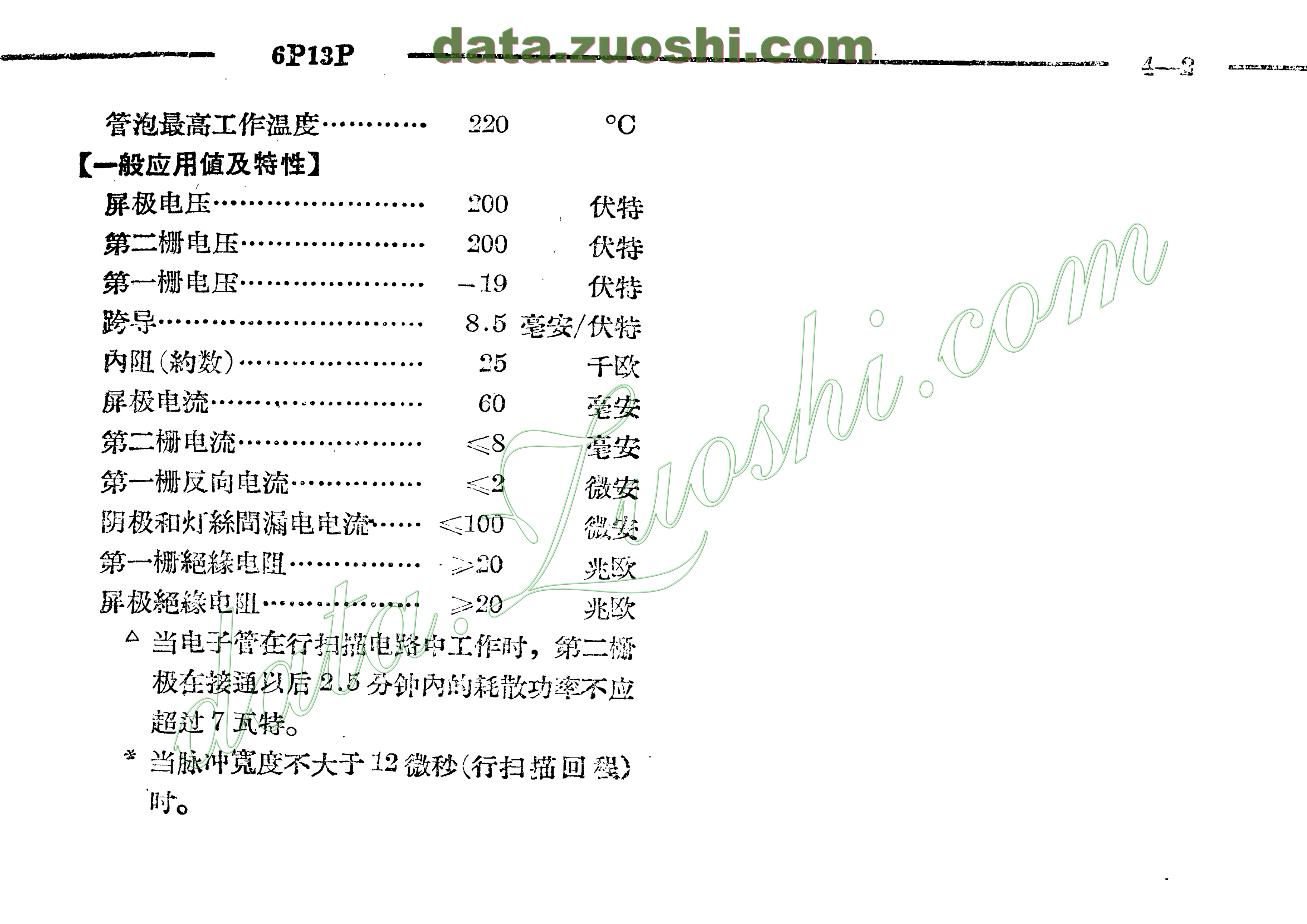 6p13p - 电子管资料(tube datasheets) - 牛师傅音响